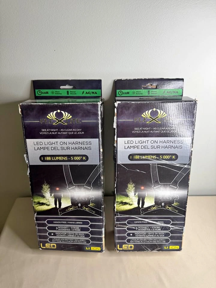 Flex Lite LED Harness Light – 12 Hour Brand New