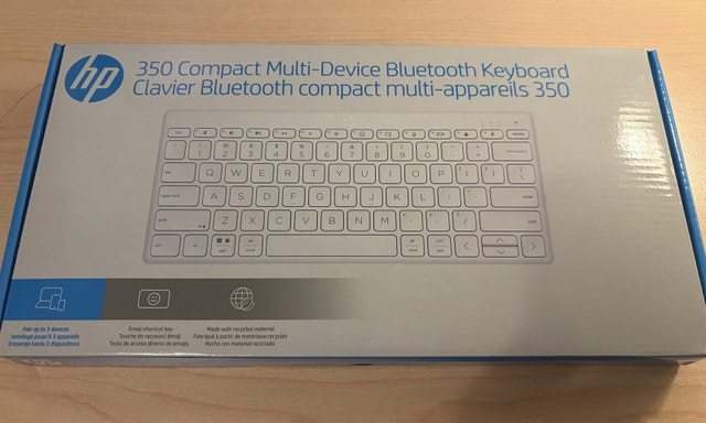 Hp 350 white wireless keyboard