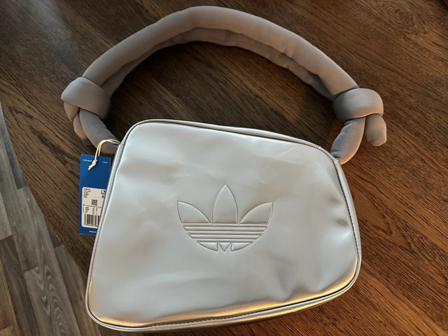 adidas airline bag silver metallic