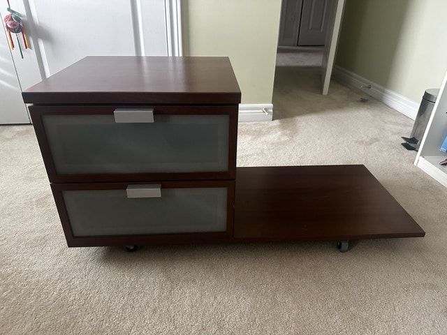 ikea hopen nightstand with drawers