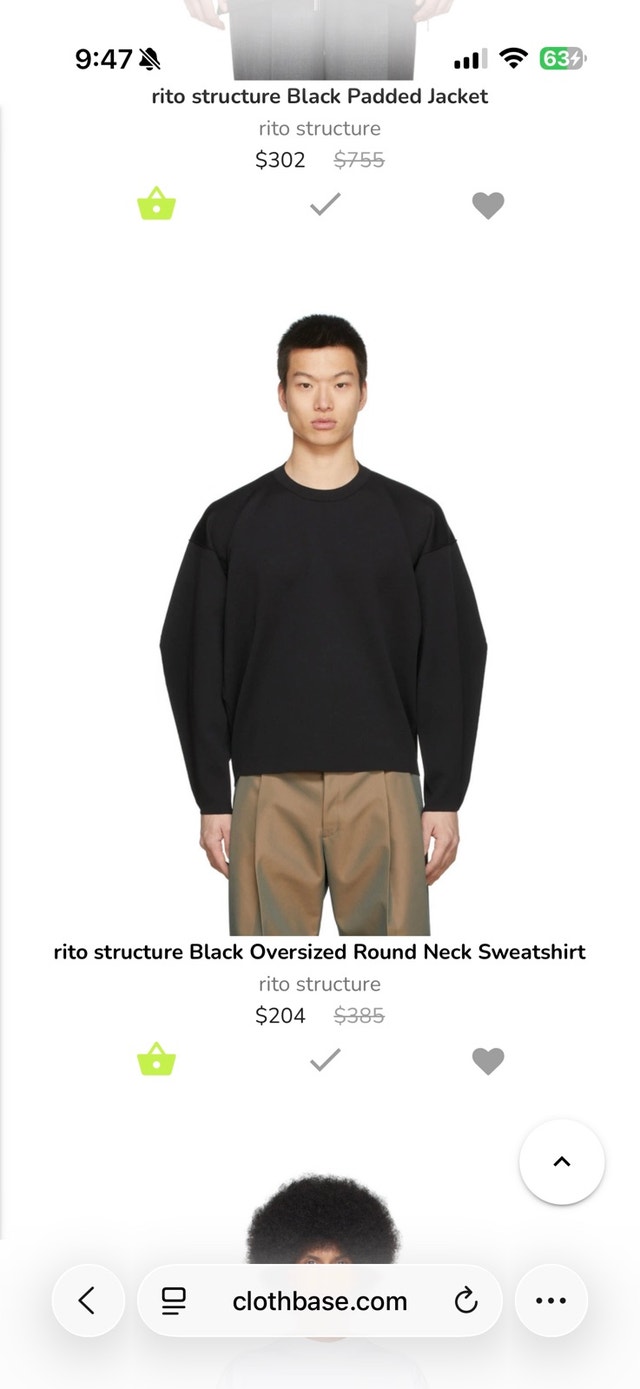 Rito Structure Oversize Orange Sweatshirt Size S - photo 5