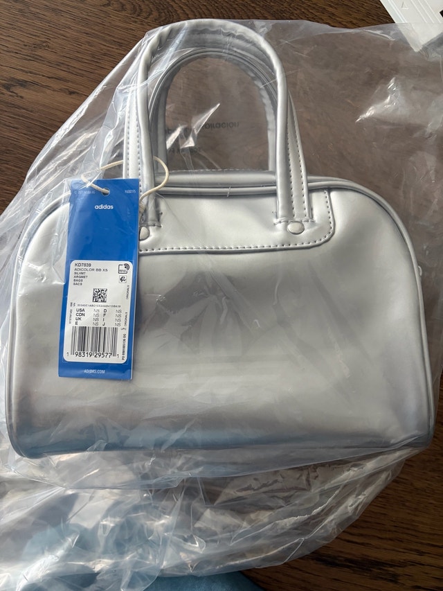 Adidas Adicolor silver Crosbody mini bag