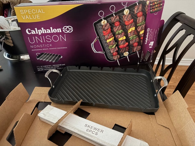 Calphalon Grill and Skewer Set kabob
