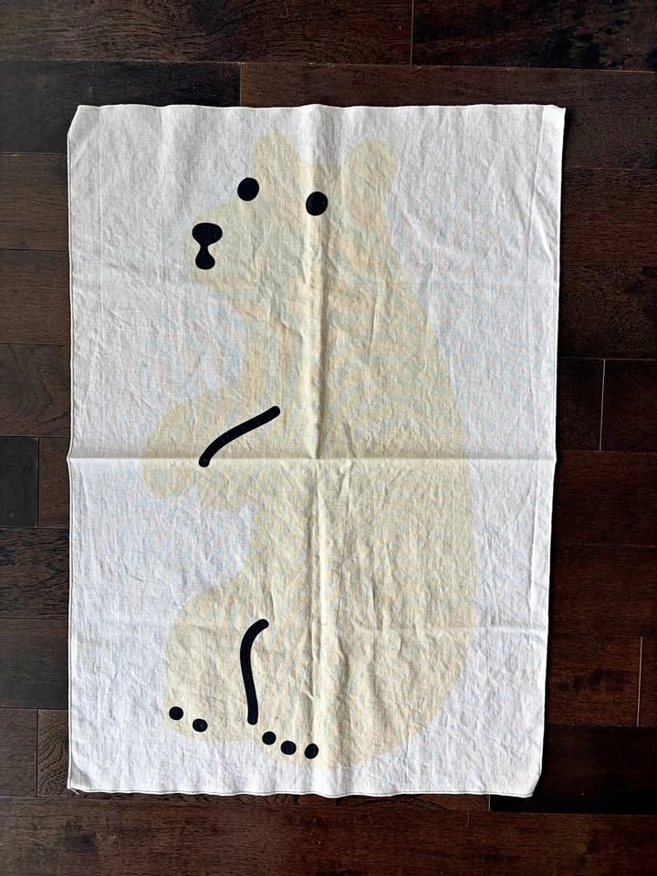Polar Bear Fabric Poster