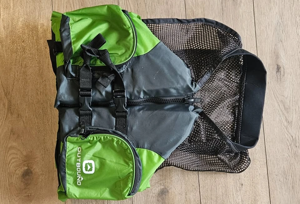 Outbound Life jacket, swim gloves and water safety kit