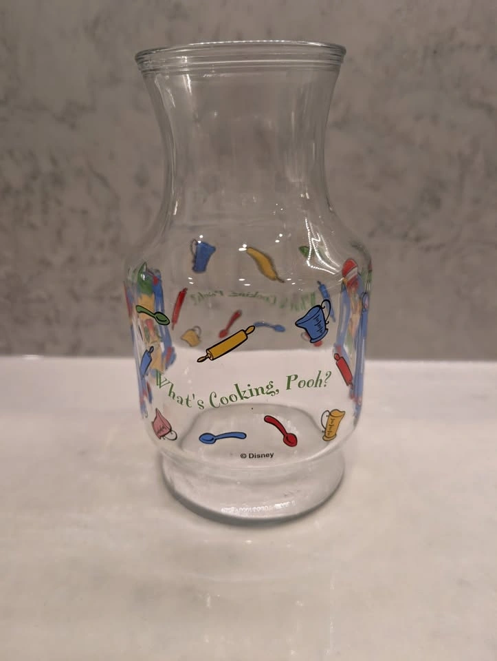 Vintage Anchor Hocking Disney "What's Cooking, Pooh?" Carafe - photo 2