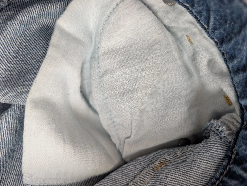 GAP Baggy Mid Rise Jeans Size 25 / 0RS Regular Short Blue - photo 3
