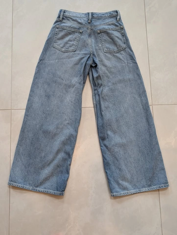 GAP Baggy Mid Rise Jeans Size 25 / 0RS Regular Short Blue - photo 4