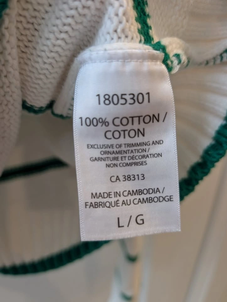 United Colors of Benetton Striped Quarter-Zip Cotton Sweater - photo 3