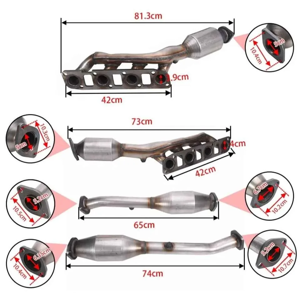 2011-2013 INFINITI QX56 Catalytic Converters NEW image indicator(5)