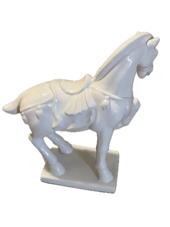 Tang-Inspired White Ceramic Horse (#17) image indicator(3)