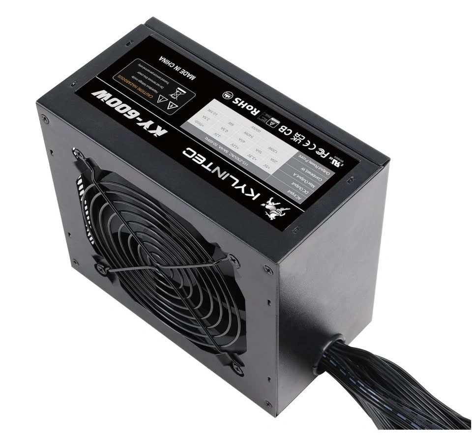 BRAND NEW IN BOX: 600W Desktop ATX Gaming Power Supply (KYLINTEC - photo 3