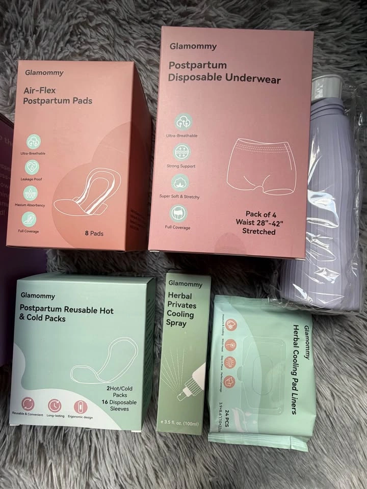 GLAMOMMY Postpartum Recovery Essentials Kit - 24 Pieces - photo 3