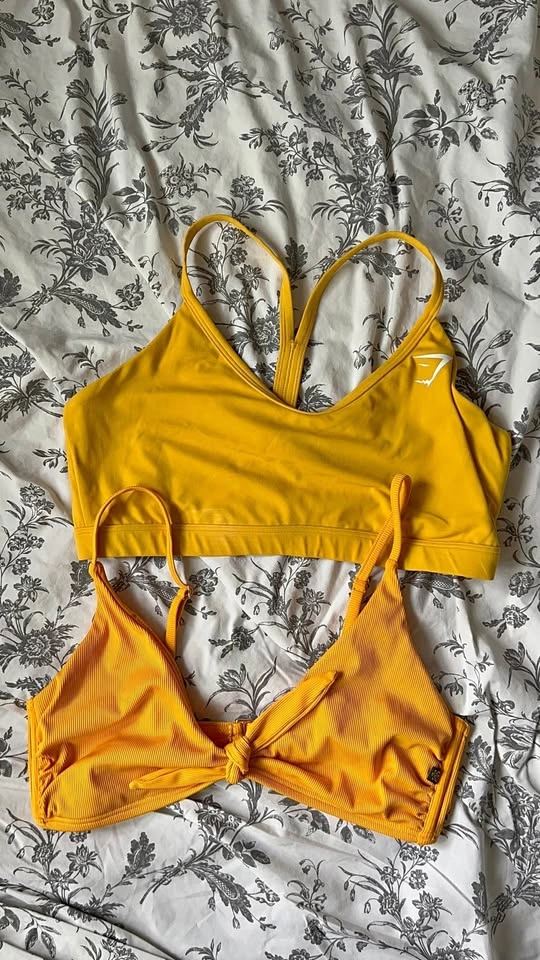 Workout Bra and Bikini Top