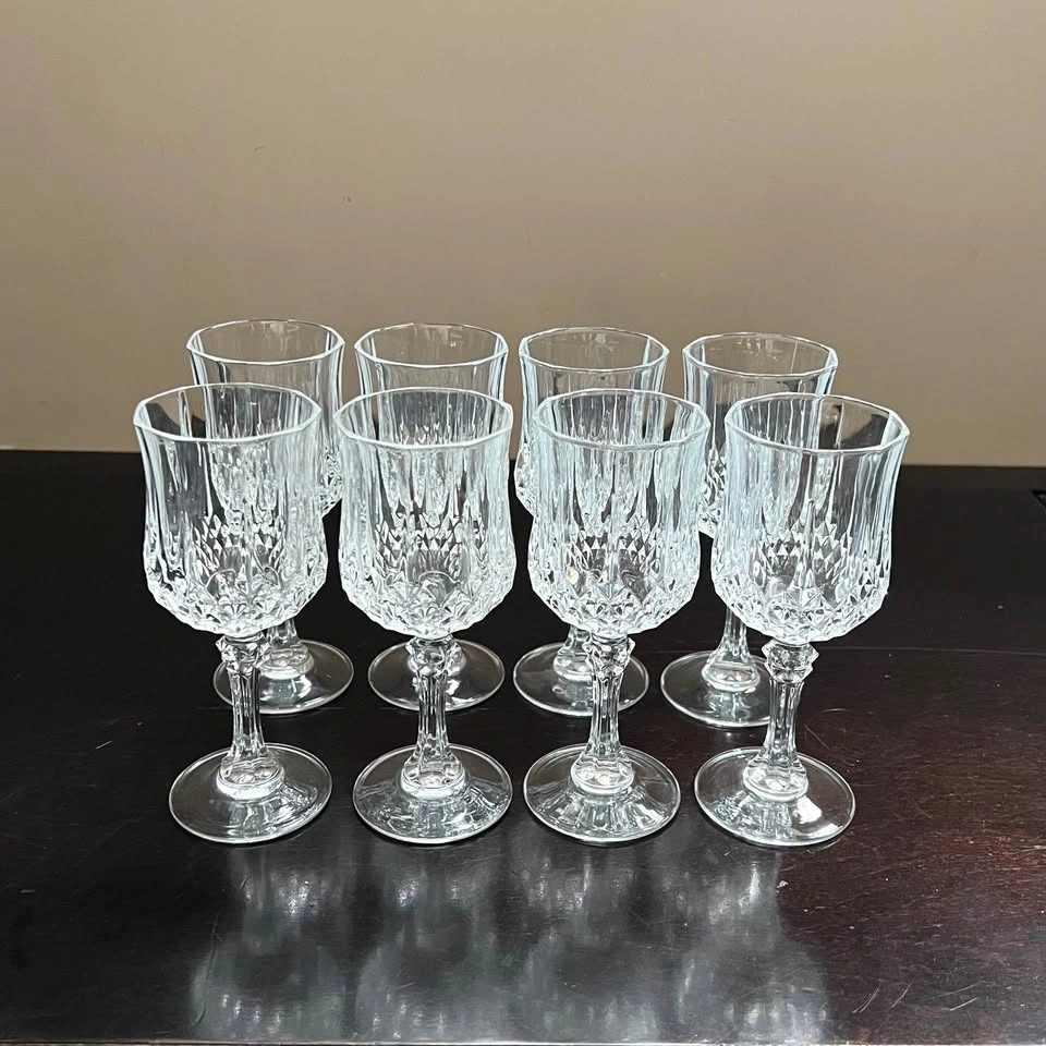 Longchamp Sherry / Wine Glasses, Cristal D'Arques France - photo 2
