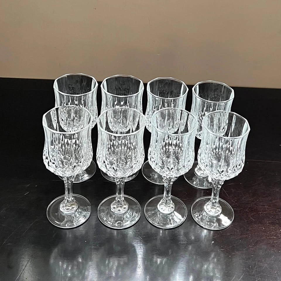 Longchamp Sherry / Wine Glasses, Cristal D'Arques France - photo 3