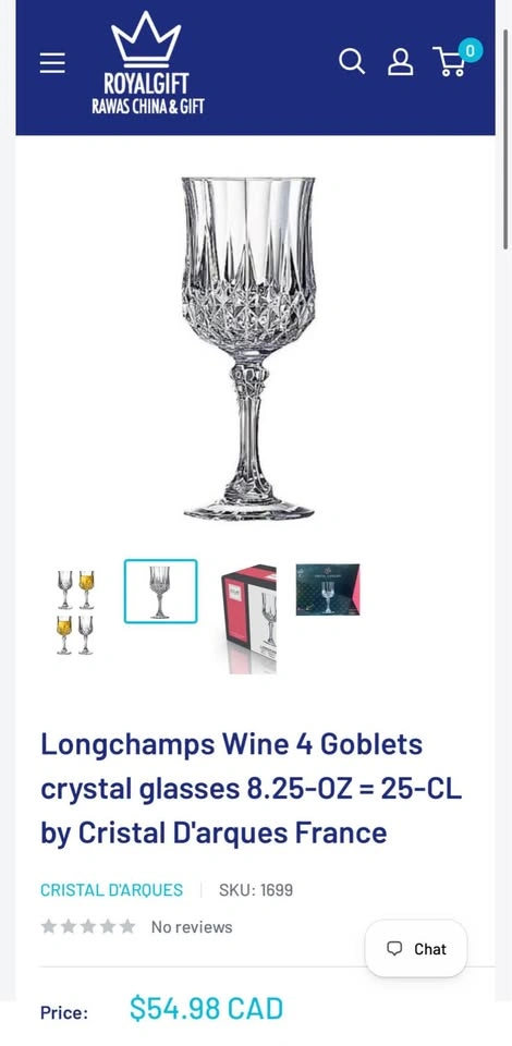 Longchamp Cristal D'Arques 24% Lead Crystal Red Wine Glass - photo 3