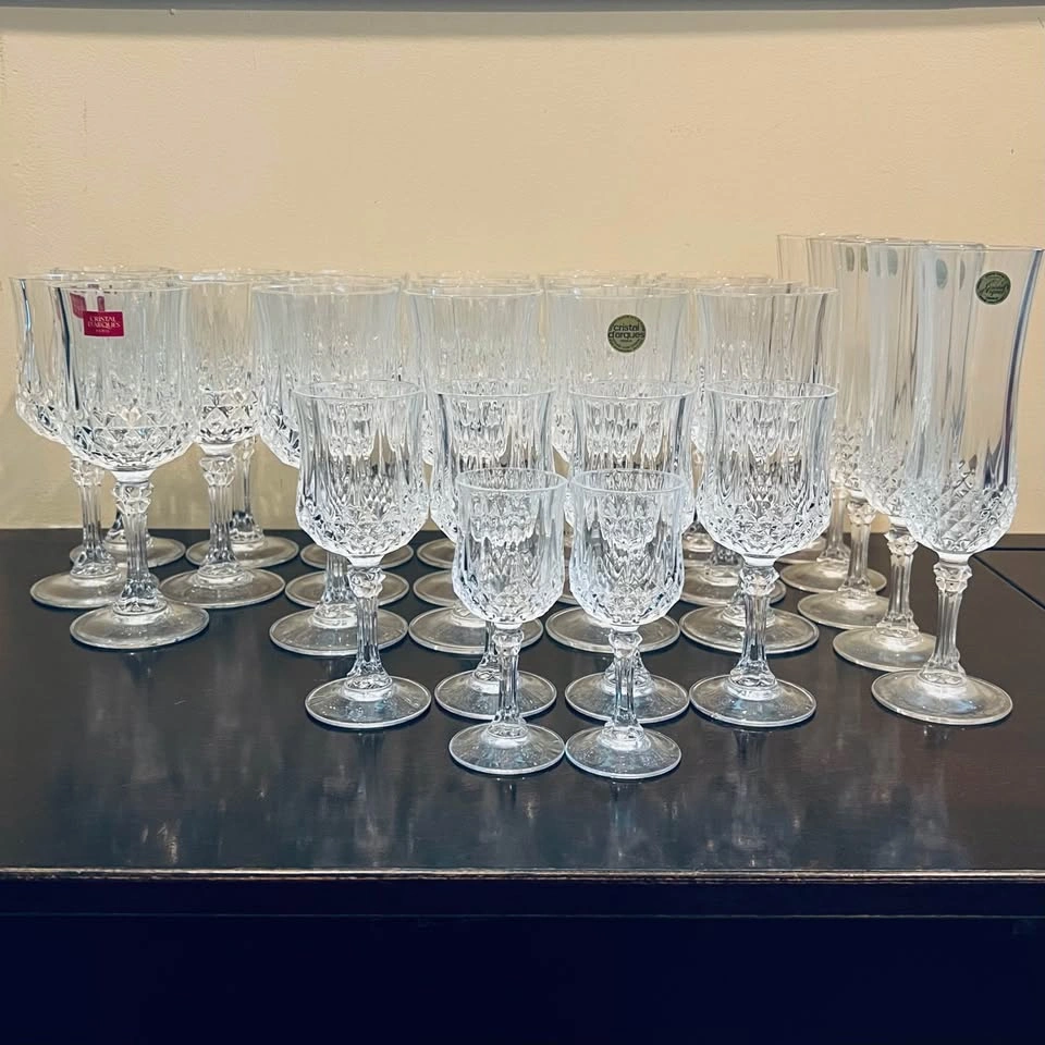 Longchamp Cristal D'Arques 24% Lead Crystal Red Wine Glass - photo 4