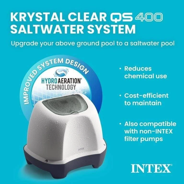 Intex Krystal Clear QS400 Saltwater System 4500 GAL - photo 2
