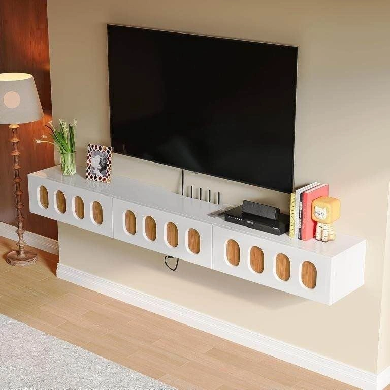 BRAND NEW 86” Floating FloatiCasa TV Stand - FACTORY ASSEMBLED - photo 2