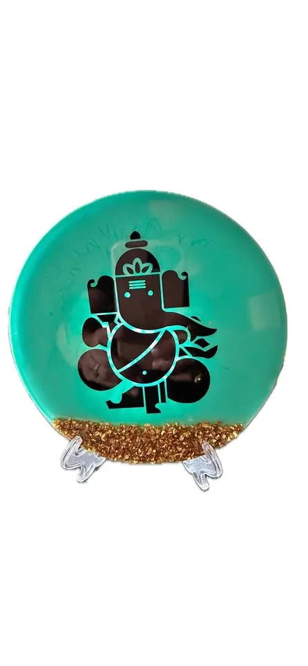 Decorative Ganpati Resin Plate (#16) image indicator(2)