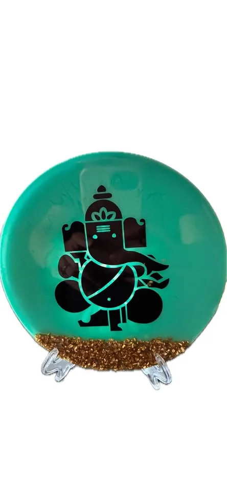 Decorative Ganpati Resin Plate (#16) image indicator(3)