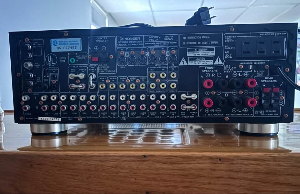 Vintage Pioneer VSX-9700S Stereo Receiver – 125 Watts Per Channe - photo 2
