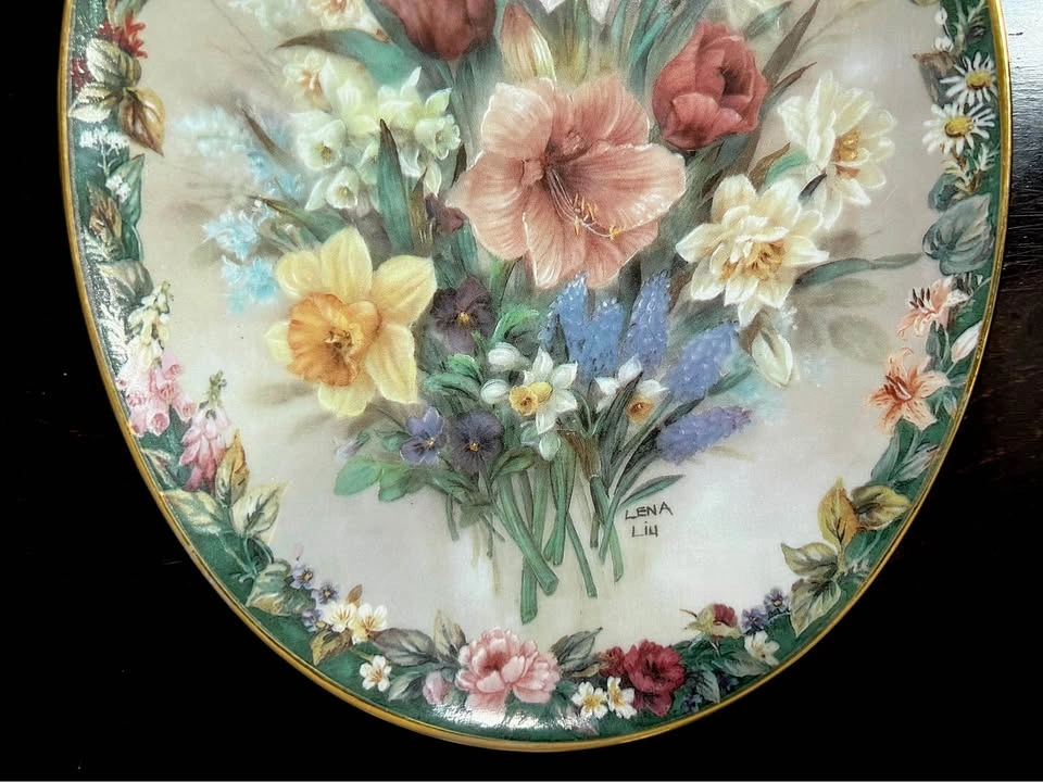 Lena Liu 'Enchantment' Oval Collector Plate - photo 5