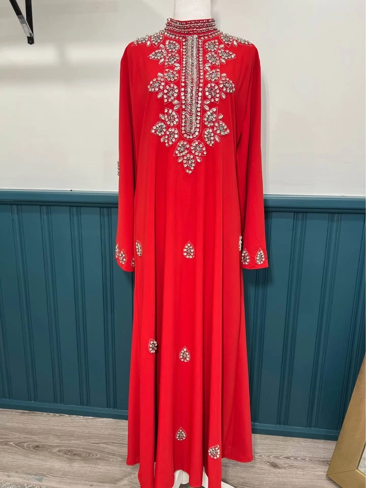 Elegant red Afghani dress - photo 3