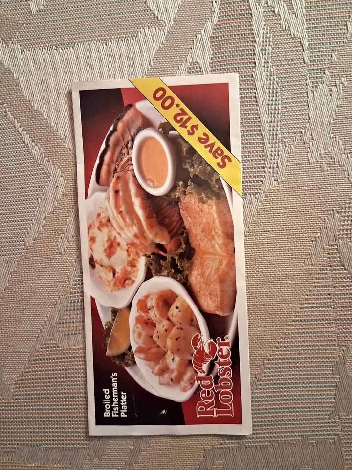 Vintage 1990 Red Lobster Miracle Foodmart Ephemera Collectible