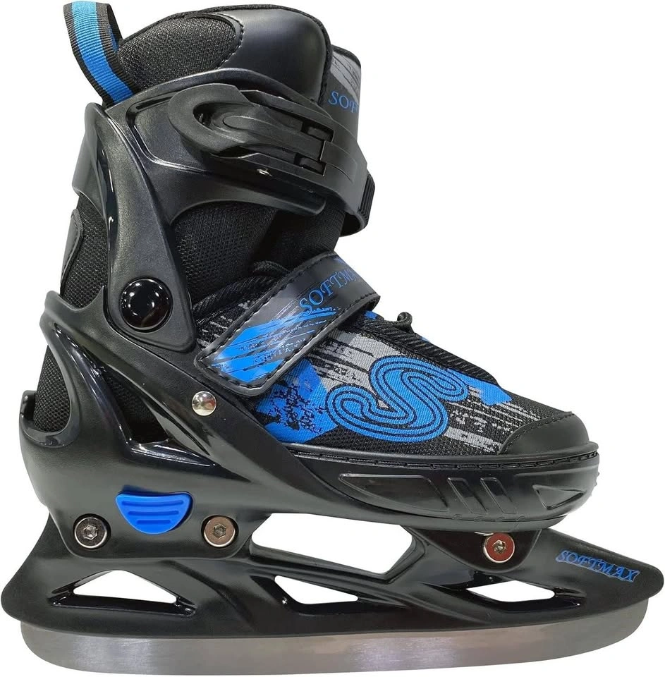Kids Ice Skates (Adjustable Size 13-3) & Hockey Helmet - photo 4
