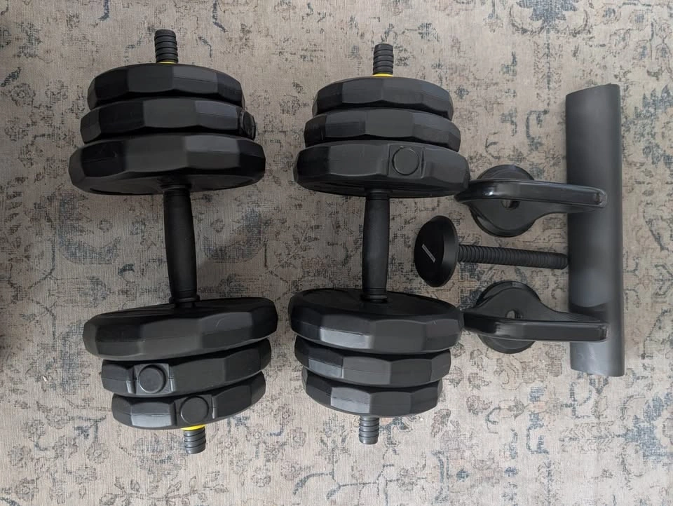 Home Gym Starter Set: 102lb Dumbbells + Pull Up Bar - photo 2