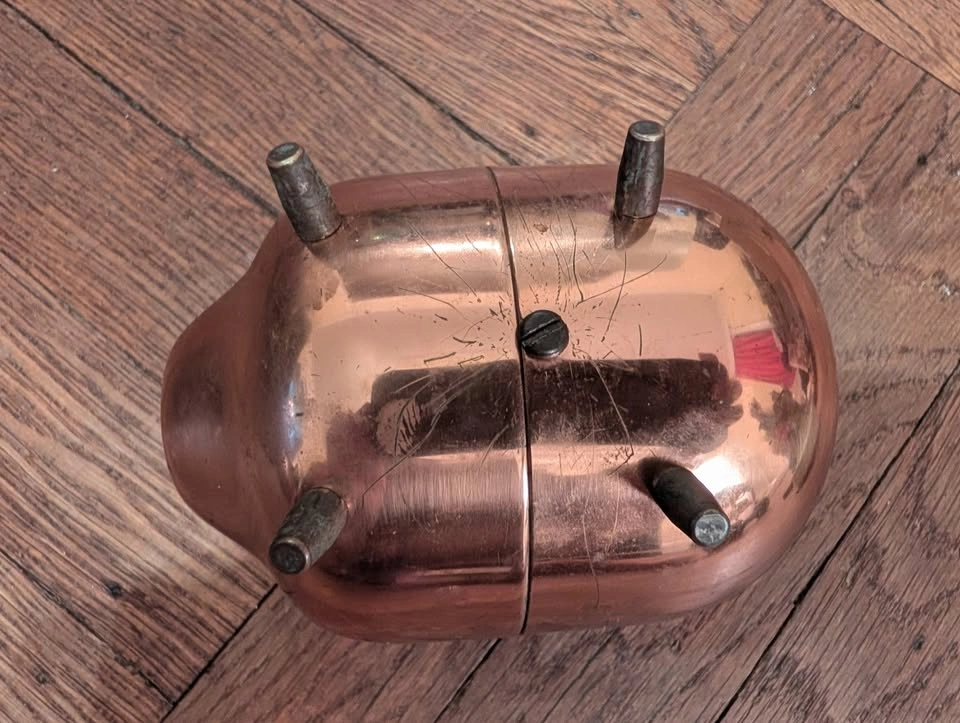 Vintage Copper Piggy Bank - photo 2