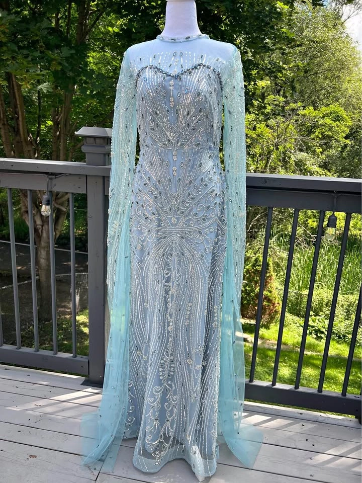 Maxi evening gown, elegant evening dress