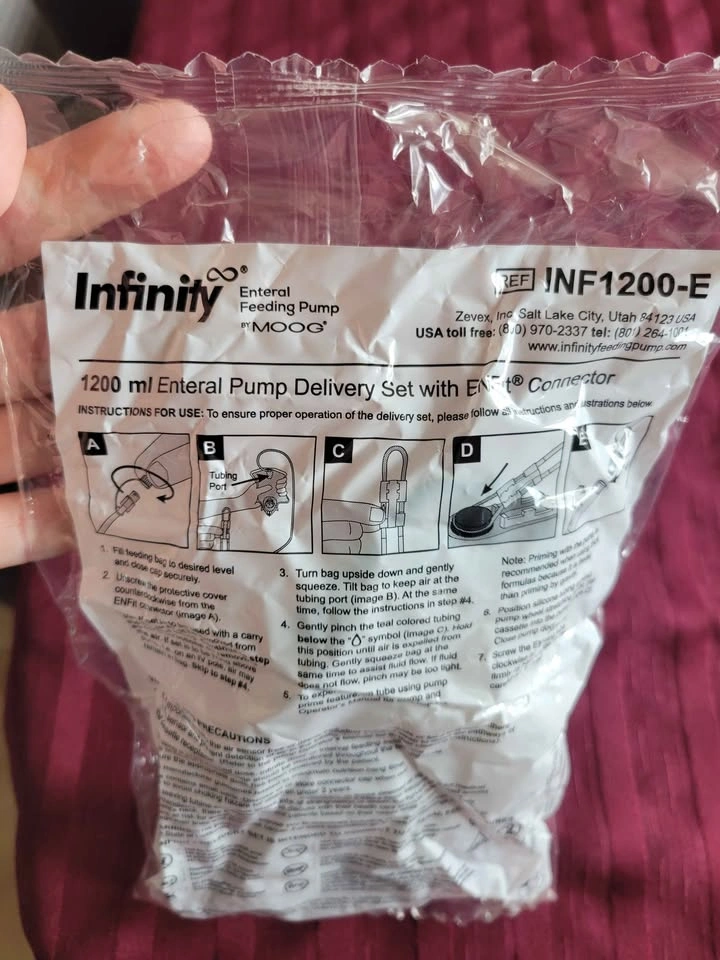 Infinity 1200 mL Bag Set with ENFit Connector - photo 4