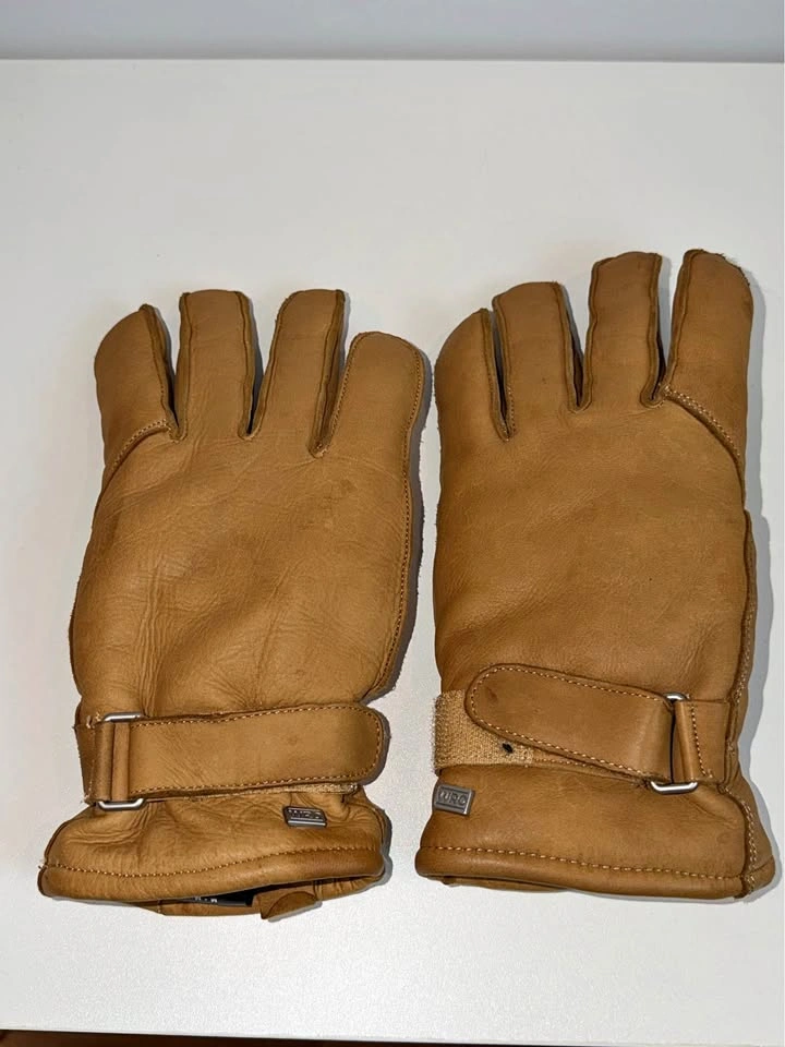 Wind River Men’s Tan Deerskin Leather Gloves Size M