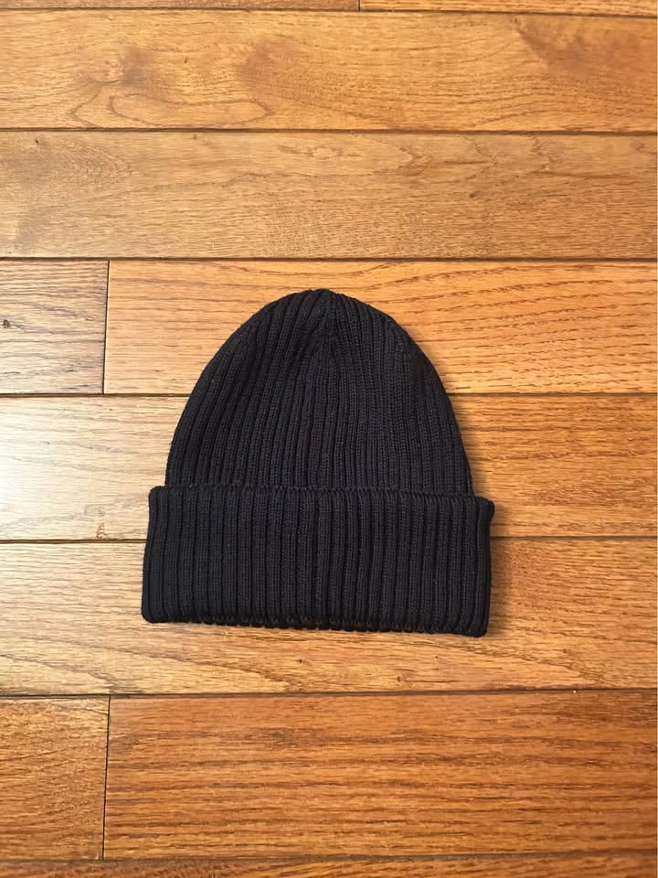 Moncler Logo Patch Cotton Beanie - photo 2