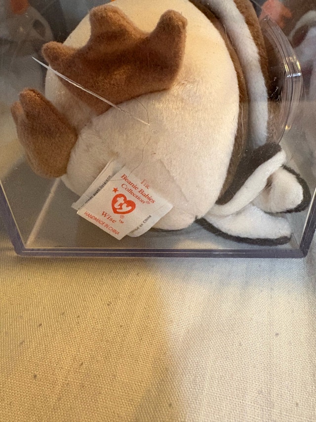 Vintage Beanie Babies '98/'99 "Wise" & "Wiser" Owls w/tags - photo 5