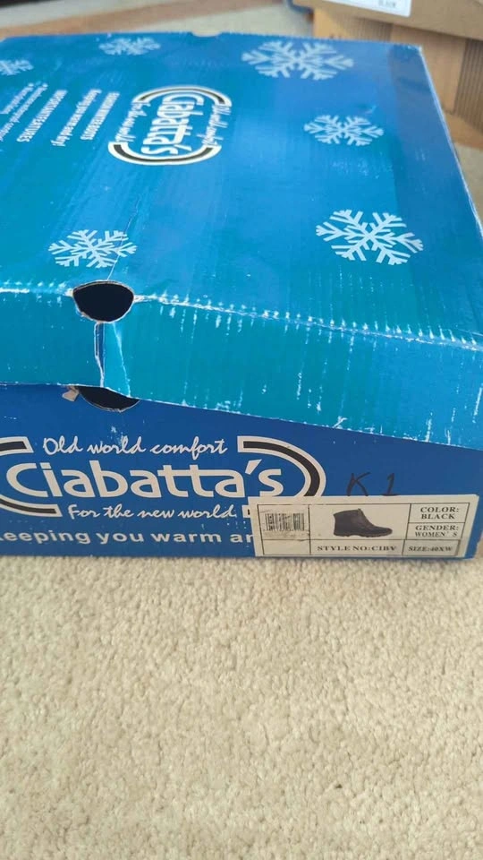 Ciabatta's Women's Winter Boots Size 40 Extra Wide - photo 2