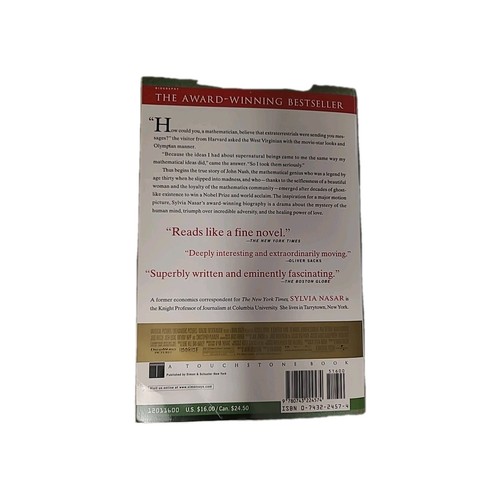 Beautiful Mind by Sylvia Nasar (2001, Trade Paperback) - photo 2