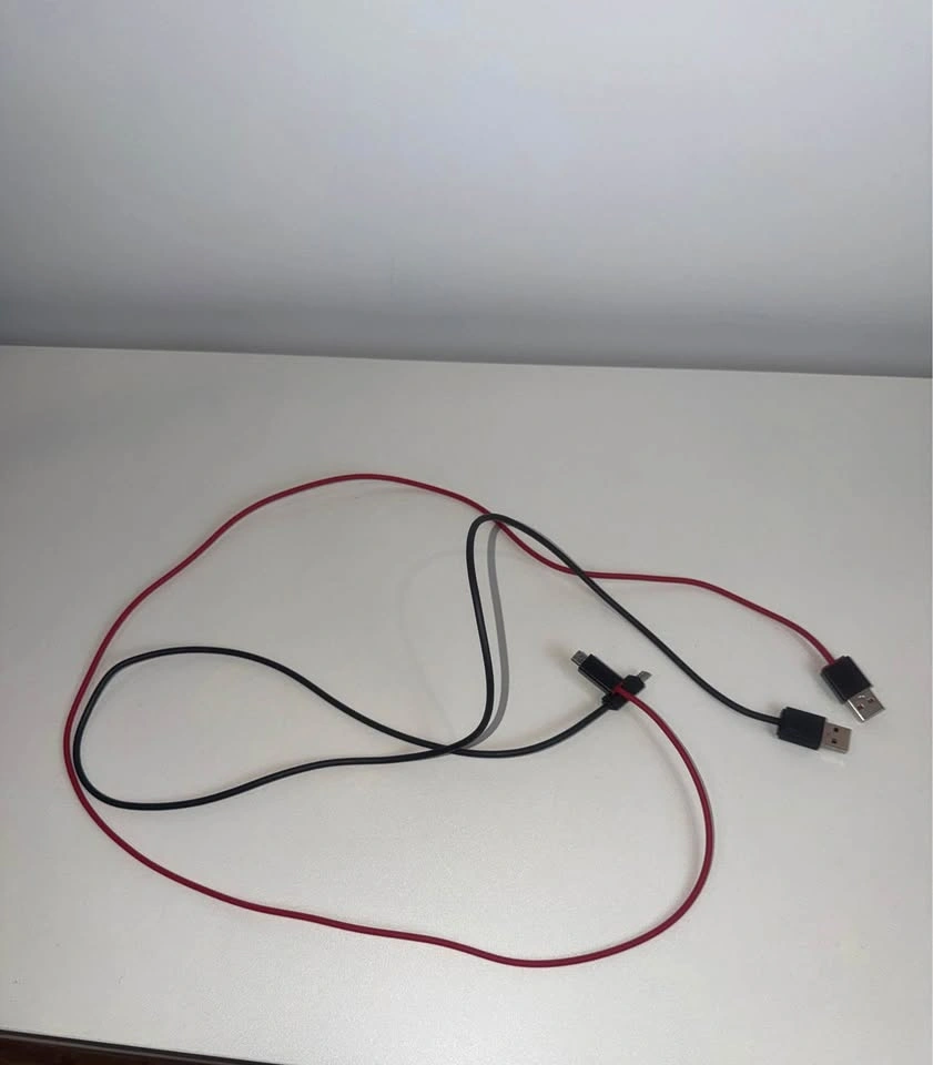 2 Beats-Branded Micro-USB Charging Cables No Wall Adapter