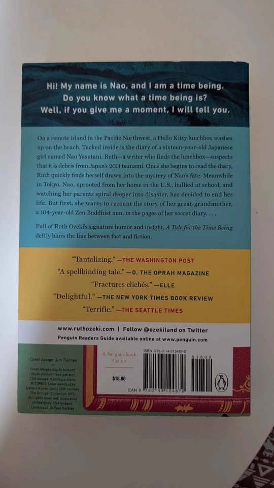 A Tale for the Time Being by Ruth Ozeki - photo 2