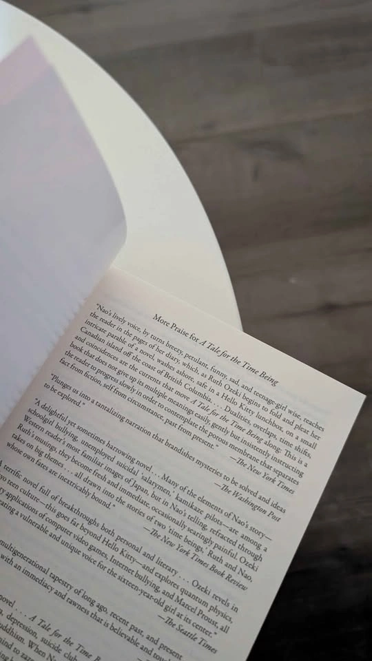 A Tale for the Time Being by Ruth Ozeki - photo 3