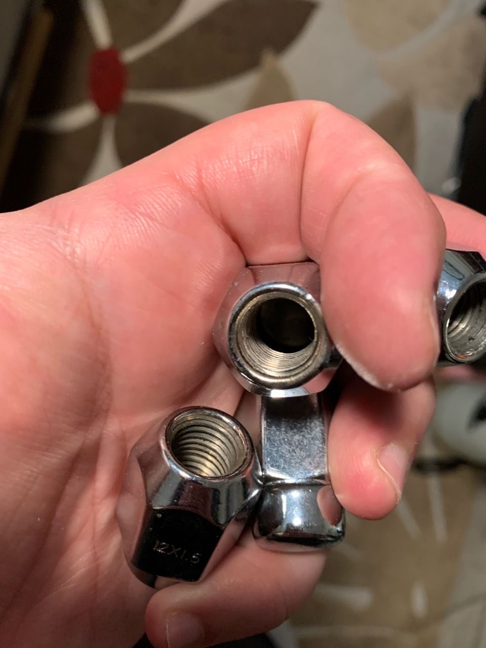 Chrome Lug Nuts 12x1.5 Set of 4 - photo 5