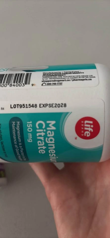 Life Brand Magnesium Citrate and Webber Naturals Magnesium - photo 2