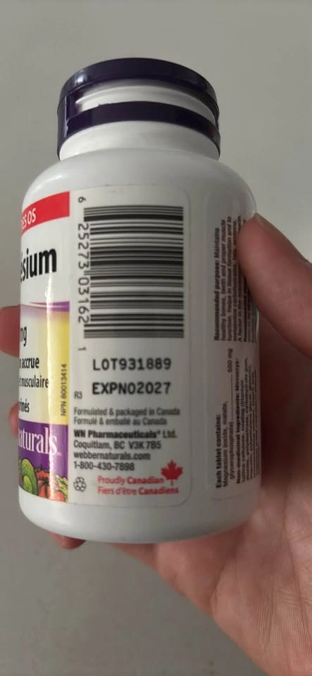 Life Brand Magnesium Citrate and Webber Naturals Magnesium - photo 3
