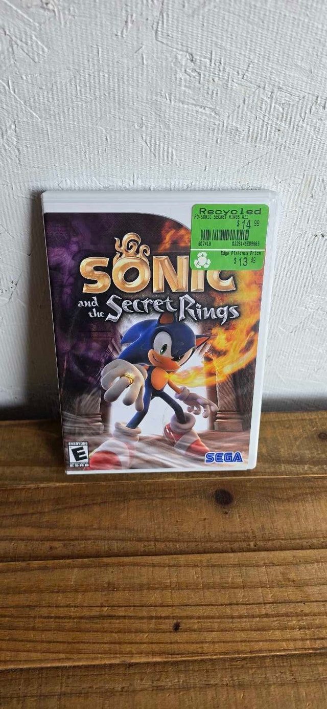 Sonic and The Secret Rings Nintendo Wii
