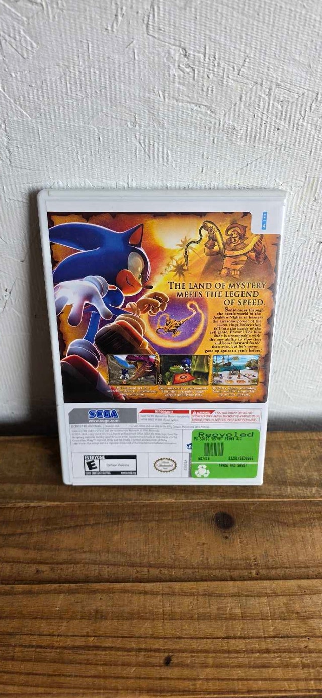 Sonic and The Secret Rings Nintendo Wii - photo 2