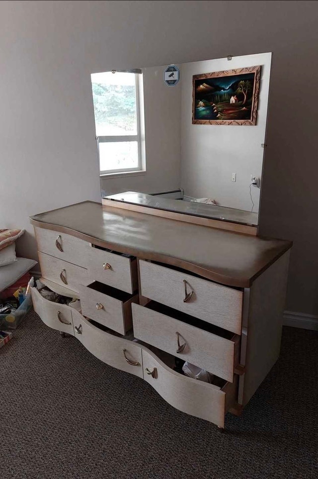 MCM Mid Century Modern Antique Walnut Dresser - photo 2