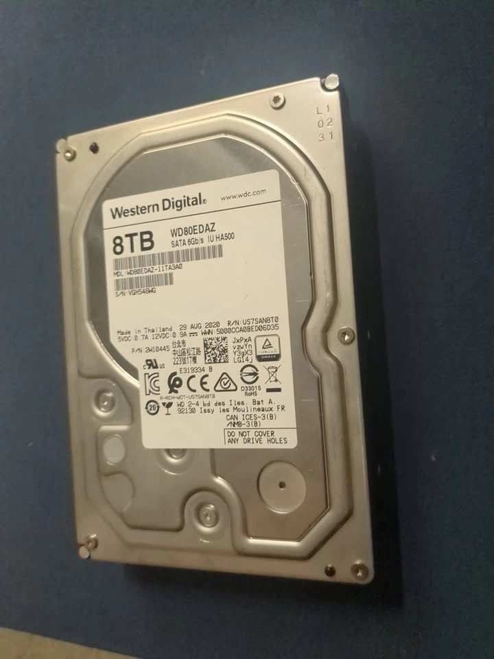 Brand New Western Digital 8TB 5400RPM SATA Hard Drive - photo 2
